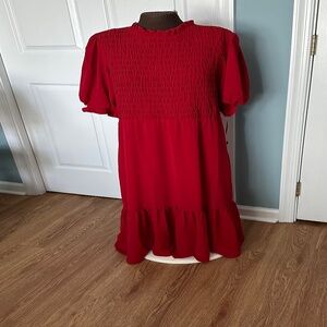 Brand New ' London Times' summer red dress